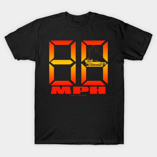 88 Mph Back to the Future T-Shirt by LICENSEDLEGIT